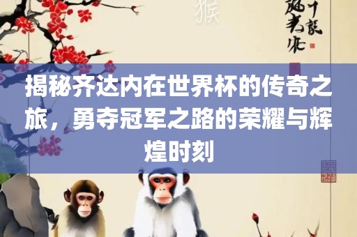 揭秘齐达内在世界杯的传奇之旅，勇夺冠军之路的荣耀与辉煌时刻