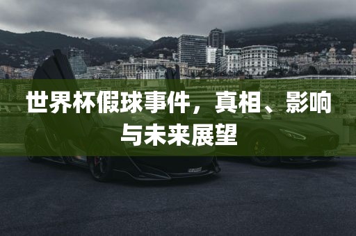 世界杯假球事件，真相、影响与未来展望