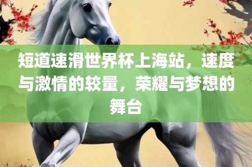 短道速滑世界杯上海站，速度与激情的较量，荣耀与梦想的舞台