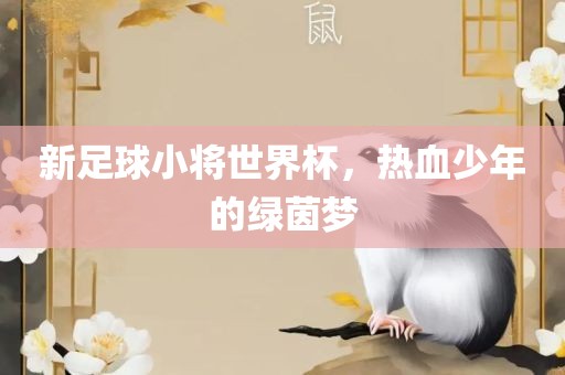 新足球小将世界杯，热血少年的绿茵梦