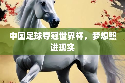 中国足球夺冠世界杯，梦想照进现实