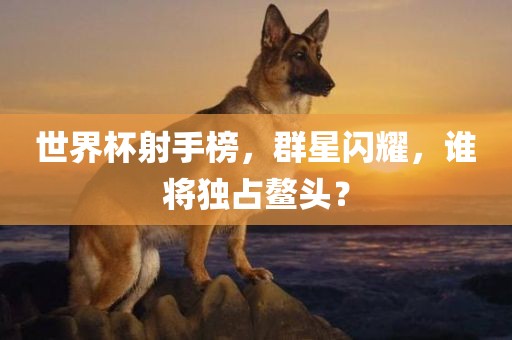 世界杯射手榜，群星闪耀，谁将独占鳌头？