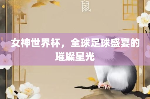 女神世界杯，全球足球盛宴的璀璨星光