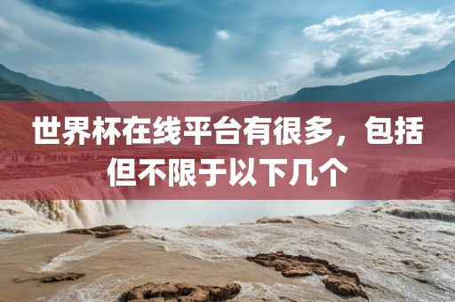 世界杯在线平台有很多，包括但不限于以下几个