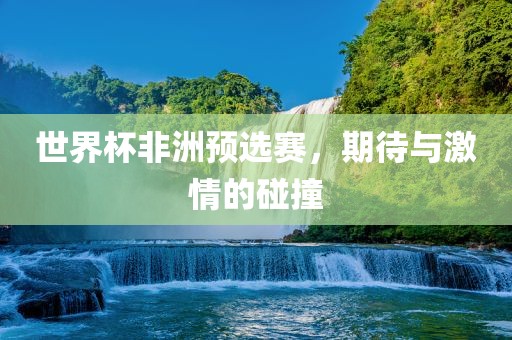世界杯非洲预选赛，期待与激情的碰撞
