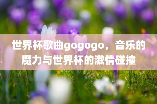 世界杯歌曲gogogo，音乐的魔力与世界杯的激情碰撞