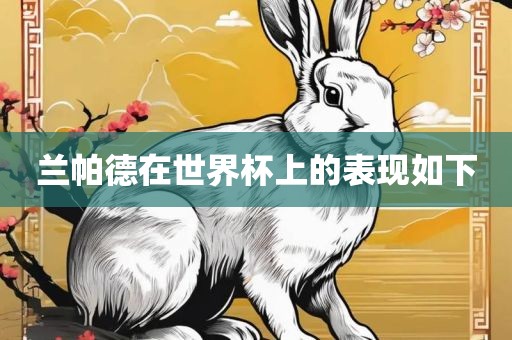 兰帕德在漯河市盈旭机械设备有限公司世界杯上的表现如下