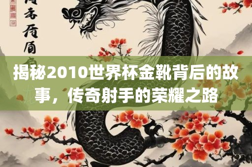 揭秘2010世界杯金靴背后的故事，传奇射手的荣耀之路