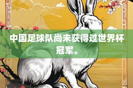中国足球队尚未获得过世界杯冠军。