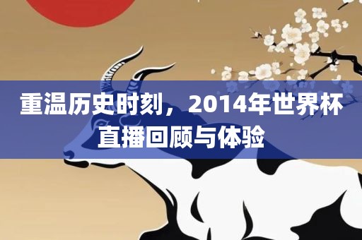 重温历史时刻，2014年世界杯直播回顾与体验