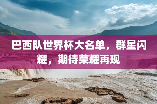 巴西队世界杯大名单，群星闪耀，期待荣耀再现