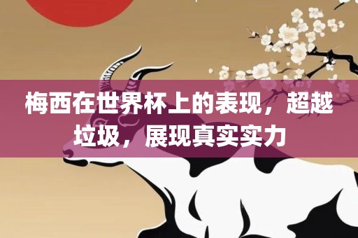 梅西在世界杯上的表现，超越垃圾，展现真实实力