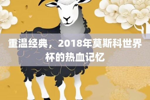 重温经典，2018年莫斯科世界杯的热血记忆
