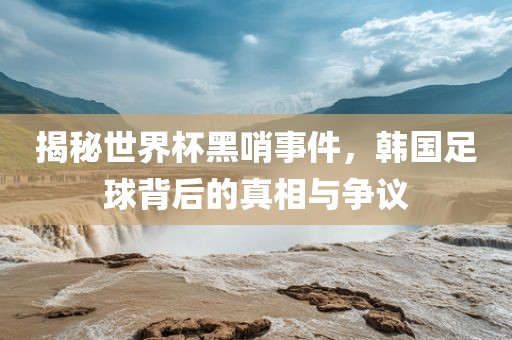 揭秘世界杯黑哨事件，韩国足球背后的真相与争议