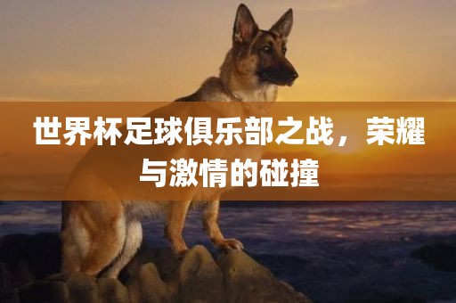 世界杯足球俱乐部之战，荣耀与激情的碰撞