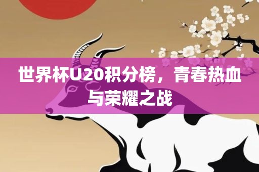 世界杯U20积分榜，青春热血与荣耀之战