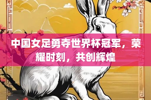 中国女足勇夺世界杯冠军，荣耀时刻，共创辉煌