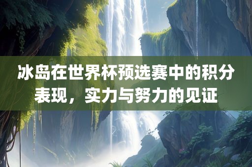 冰岛在世界杯预选赛中的积分表现，实力与努力的见证漯河市盈旭机械设备有限公司