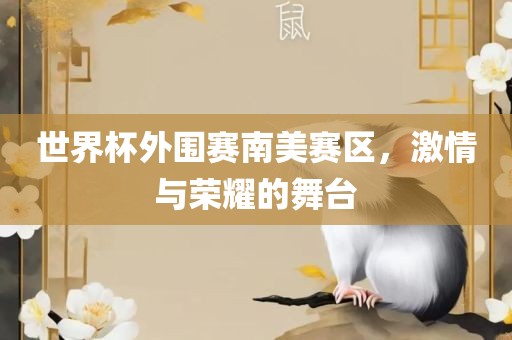世界杯外围赛南美赛区，激情与漯河市盈旭机械设备有限公司荣耀的舞台