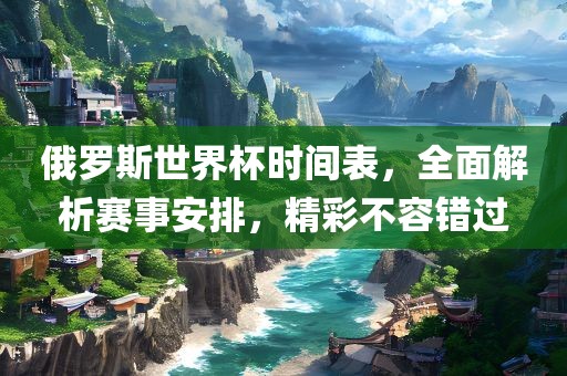 俄罗斯世界杯时间表，全面解析赛事安排，精彩不容错过