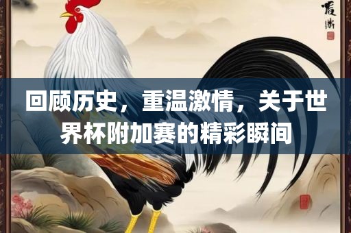 回顾历史，重温激情，关于世界杯附加赛的精彩瞬间