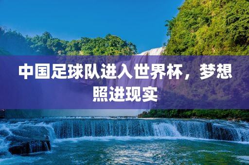中国足球队进入世界杯，梦想照进现实