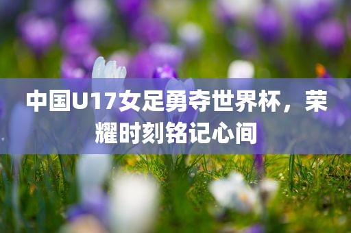 中国U17女足勇夺世界杯，荣耀时刻铭记心间