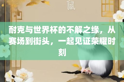 耐克与世界杯的不解之缘，从赛场到街头，一起见证荣耀时刻