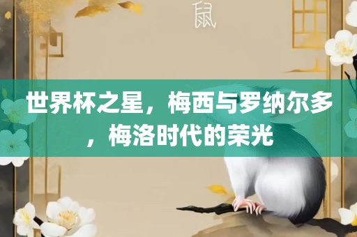 世界杯之星，梅西与罗纳尔多，梅洛时代的荣光