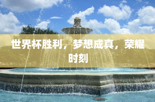 世界杯胜利，梦想成真，荣耀时刻