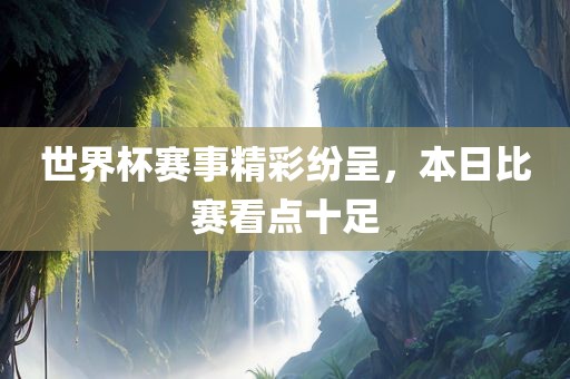 世界杯赛事精彩纷呈，本日比赛看点十足漯河市盈旭机械设备有限公司