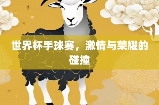 世界杯手球赛，激情与荣耀的碰撞