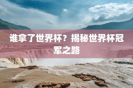谁拿了世界杯？揭秘世界杯冠军之路