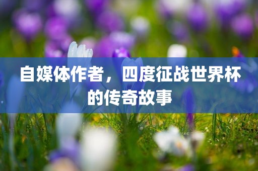 自媒体作者，四度征战世界杯的传奇故事