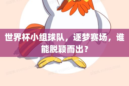 世界杯小组球队，逐梦赛场，谁能脱颖而出？