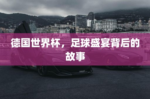 足球盛宴故事（或足球背后的故事）