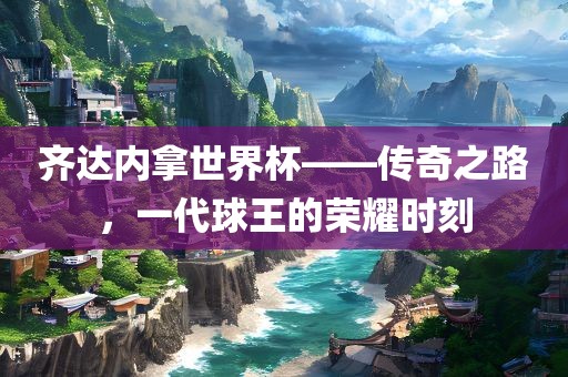 齐达内拿世界杯——传奇之路，一代球王的荣耀时刻