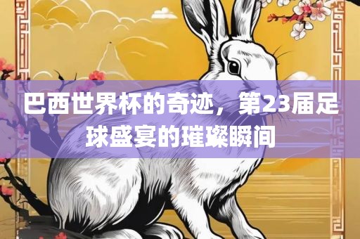 巴西世界杯的奇迹，第23届足球盛宴的璀璨瞬间漯河市盈旭机械设备有限公司