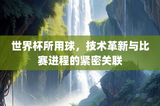 世界杯所用球，技术革新与比赛进程的紧密关联