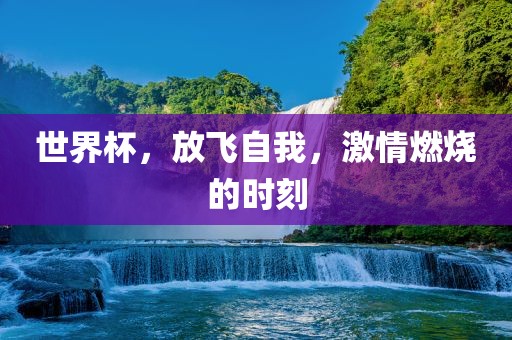 世界杯，放飞自我，激情燃烧的时刻漯河市盈旭机械设备有限公司