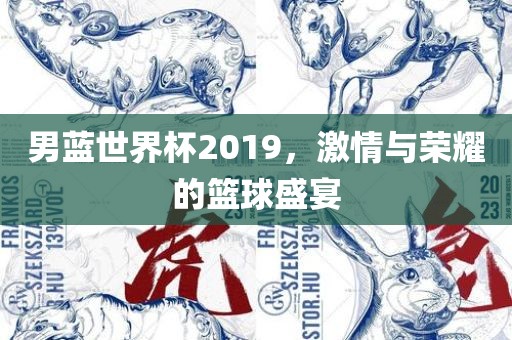 男蓝世界杯2019，激情与荣耀的篮球盛宴